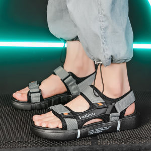 【City Youth】39-44ukuran sandal pria sandal pria keren sandal gunung sandal slop pria sendal slop pria Sandal pria anti slip sandal pria keren Sandal olahraga sandal jelly sandal murah