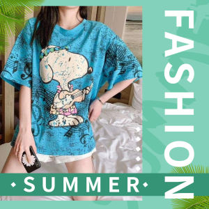 QDshop เสื้อยืดคอกลมลายการ์ตูน 🌈 โคตรมินิมอลลมากกสวย 💫 สวยโดดไปถึงวงแหวนสาวเสาร์ 🪐