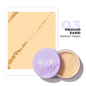 DAZZLE ME Better Than Filter Fixed Loose Powder | Long Wear Fast Oil Fix Silky Powder Tahan Air