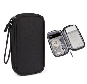 Travel Organizer Mesh Pocket Earphone Earbuds USB Cable Charger Carry Case Pouch Bag Storage Bekas Simpan 旅行组织者