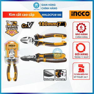 Bộ 3 kìm đa năng cao cấp cách điện INGCO HKHLPS2831 - Kềm cắt 7" kềm răng điện 8" kềm mũi nhọn 6" thép CrV siêu bền cứng