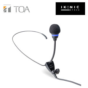 IKONIC Microphone Kabel Leher Mic Imam Neck Worn Microphone Mic TOA ZM 362 AS ZM-362-AS Original Garansi Resmi