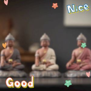 Ceramic Shakyamuni Buddha Statue - Small Tathagata Buddha Zen Home Decor