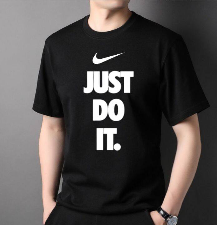 Just Do It Tshirt Short Sleeve 100% Cotton For Unisex Small to