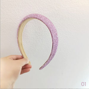 Hayylife Bando Bandana Busa Blink Dewasa Style Pesta Dengan Aksen Kristal Permata Cloud Crystal Headband Aksesoris Wanita HL-BBA906