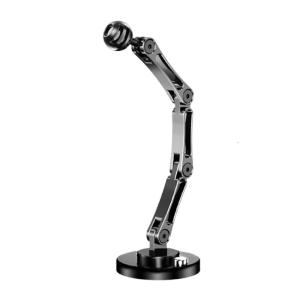 Aluminum Alloy Adjustable Strong Adhesive 17mm Ball Base Mount Bracket for Car Phone Holder Dashboard and Navigation Use