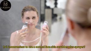 2nd Generation Professional Ultrasonic Facial Skin Scrubber Ion Deep Face Cleaning Peeling Shovel Exfoliating With Water Tank USB