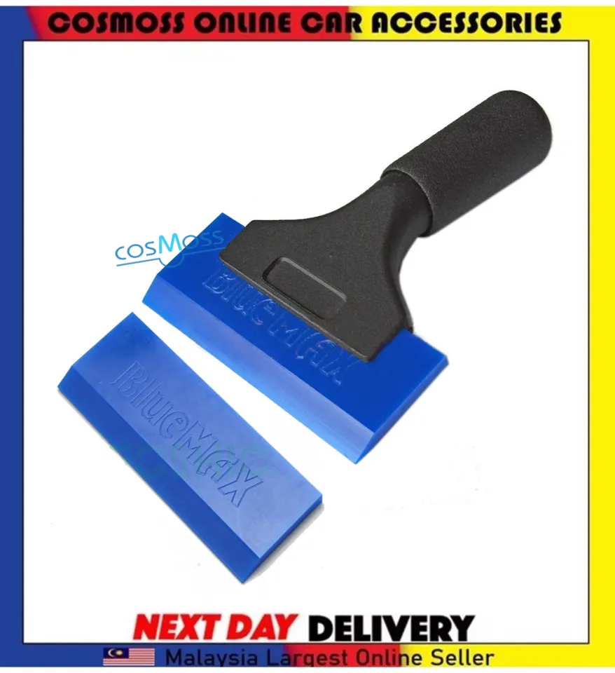 Blue Max Rubber Vinyl Tint Application Tool 2 Piece Set 2-Piece Blue Max Rubber Squeegee Set - Car Wrap, Window Tint, Vinyl Application Tool Window Tint Kit - Foto 5
