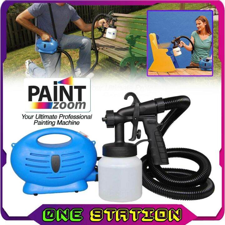 Electric Paint Sprayer Paint Zoom Spray Gun Paint Electric Penyembur ...