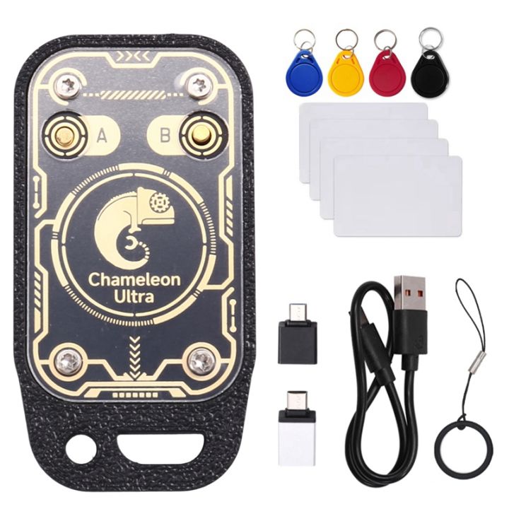 RFID Smart Card Emulator Chameleon Ultra Plus Reader+ 4XUID Keychain ...