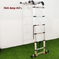 Thang nhôm rút đôi chữ A Nakata NEW, Chiều cao chữ A từ 1m9, 2m2, 2m5, 2m8, 3m2, 3m6, 4m1. Bảo hành 2 năm. 