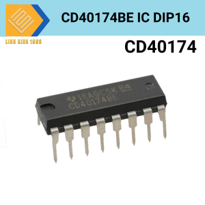 CD40174BE IC 16-DIP Flip Flop D-Type Positive Edge 16MHz