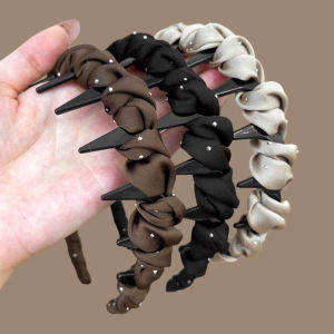 Fashion Women Full of Stars Wrapped Hairband Wide and Thick Starry Sky Korean Headwear Accessory