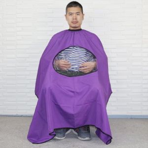 YL1 Large Salon Hairdressing Haircut Cape Hairdresser Barber Gown with View Window PH1
