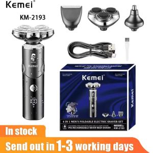 Kemei floating five head detachable electric shaver USB rechargeable multifunctional KM-2193