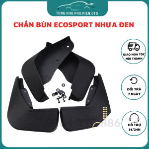 BỘ 4 CHẮN BÙN BÁNH XE FORD ECOSPORT NHỰA ĐEN DÀY CAO CẤP