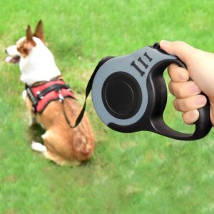 FUYEKN 1PC Durable Heavy Duty Automatic Retractable Nylon Puppy Running Lead Dog Walking Leash Dog Traction Rope Dog Leash Rope