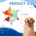 Dog Plush Sound Frisbee Toys with Internal Clock to Attract The Attention of Dogs, Dog Frisbee for Aggressive chew Dog Frisbee Toys,Frisbee Dog Toys. 