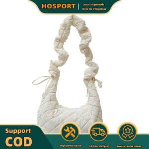 【HOSPORT】 Quilted Puffer Shoulder Bag Large Fashion Handbag Lightweight Shoulder Purse Cloud for Women Girls