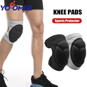 Yoomee 1 Pair Sponge Football Volleyball Extreme Sports Knee Pads Sleeve Brace Support Thickened Cycling Knee Protector Kneepad
