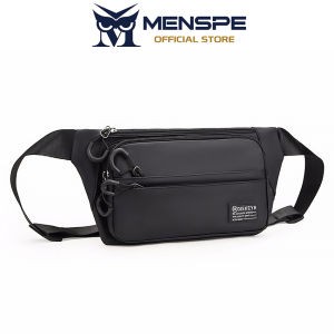 MENSPE Man Waist Bag Fashion Chest Bag Shoulder Bag Crossbody Bag Sports Bag Large Capacity Anti-Thief Street Bag Casual Bag Close Fitting Waist Bag Travel Bag Business Bag Phone Pouch