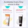 SKINEVER Salicylic Acid Refreshing Scrub Cleanser Oil Control Acne Deeply Cleansing Exfoliates. 