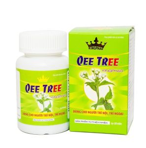 Viên Uống trĩ Qee Tree Kingphar - Giúp tăng độ bền thành mạch giảm beh trĩ nhuận tràng chống táo bón đau rát ngứa rát sa búi trĩ.- 30V