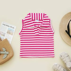 Thanaya Kids - Sally Top Kaos Rib Anak Baju Anak Perempuan Crop Top 1-8 Tahun