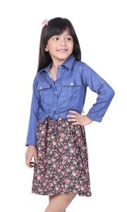 HARGA PROMO CUCI GUDANG T3013Baju Dress Anak Perempuan/Setelan/Atasan Anak Cewek 12 th rms 011