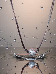 AluminaBead Mini Necklace – 1g Orgonite Pendant | Subtle Energy Daily Grounding & Power Balance