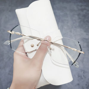 -500 To-50กรอบแว่นสายตาสั้นแว่นตาคอมพิวเตอร์สำหรับผู้หญิงแว่นตาพร้อมองศากรอบแว่นตาป้องกันแสงสีฟ้า