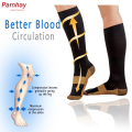 【Miracle Copper Socks】Anti-fatigue Compression Socks Foot Calf Ankle Pain Relief Compression Stockings Black. 
