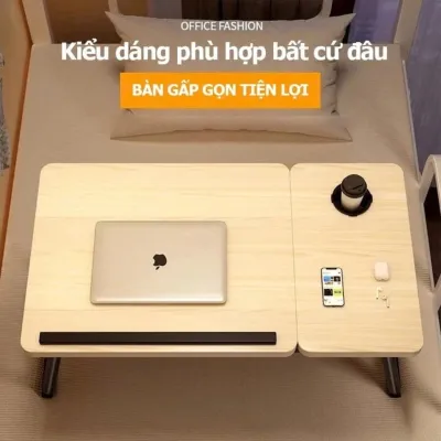 Bàn Laptop Gấp Gọn Điều Chỉnh Độ Nghiêng 33x56 – Nhỏ Gọn Thông Minh