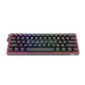 EasyPC | Redragon K617 FIZZ 60% Red Switch Black/ Grey & White Case Wired RGB Mechanical Gaming Keyboard For Better Gaming Experience. 