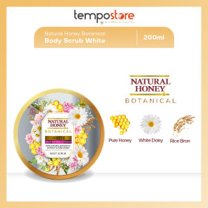 Natural Honey Botanical Body Scrub 200ml White [1pcs] - Exp : 10.2026