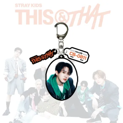 Kpop Idol SKZ Bangchan Changbin Felix IN THIS & THAT Acrylic Bag Keychain Pendant