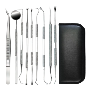 Dental Technician Wax Carving Knife Set Tooth Carving Tools Oral Instruments Tool Kit 10-Piece set