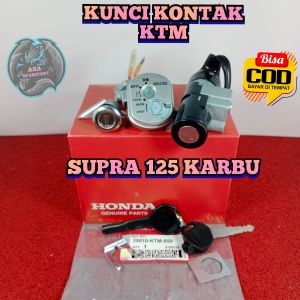 KUNCI KONTAK SATU SET HONDA SUPRA 125 FI KEY SET STOP KONTAK KUALITAS ASLI ORIGINAL