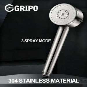 GRIPO Premium 304 Stainless Thors High-Pressured 3 Spray Modes Shower Head GP165R