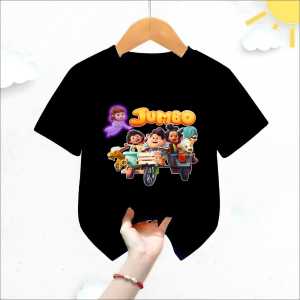 Atasan Baju Kaos Untuk Anak Laki Perempuan Motif Film Animasi JUMBO Viral Usia 1-12 Tahun