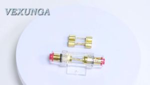 VEXUNGA 4-8 Gauge AWG Inline 80 Amp Fuse Holder with 80A AGU Fuses for Car Audio Alarm Amplifier Subwoofer in-line Fuse Holders (80Amp)