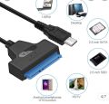 Dây Cáp Chuyển Đổi Type C( Usb 3.1) sang  Hdd Ssd Cho Ổ Cứng 2.5 Inch Sata chiều dài 20cm. 
