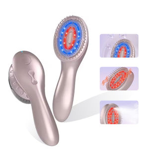 Electric Ion Massage Comb with Red Light & Aromatherapy Hair Growth Scalp Care Anti-Static Hair Brush