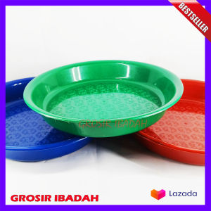 Nampan Saji Bulat 3 PCS 6 PCS 12 PCS / Tampah Plastik / Wadah Serbaguna