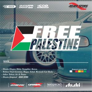 Stiker free palestine stiker mobil free palestina sticker cutting stiker free palestine
