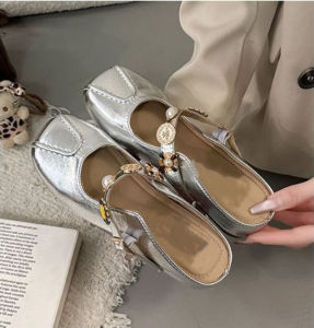 [Free Shipping] Baotou WomenS Summer Outdoor Half Slippers 2026 New Style With Hidden Heel And Thick Sole Slip-On Square-Toe Sandals