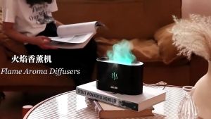 Air Humidifier Essential Oils Humidifiers Home Aroma Humidifier Flame Automatic Fragrance Diffuser With Remote Control
