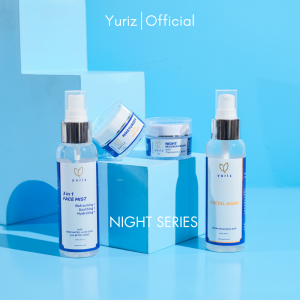 Yuriz Night Series | Penyamar Noda Hitam Meratakan Warna Kulit Wajah Calming Whitening