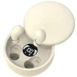 KEBETEME Invisible Sleep Headphones Bluetooth 5.4 Earphones Small Earbuds Sleeping Sport Bass Sound Quality Headset Sliding Cover for Sports Sleep Work