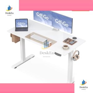 140CM/120CM Electric Height Adjustable Desk Ergonomic Table with Memory Function for Home Office